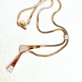 Golden Pendulum Necklace