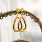 Golden Drop Earrings