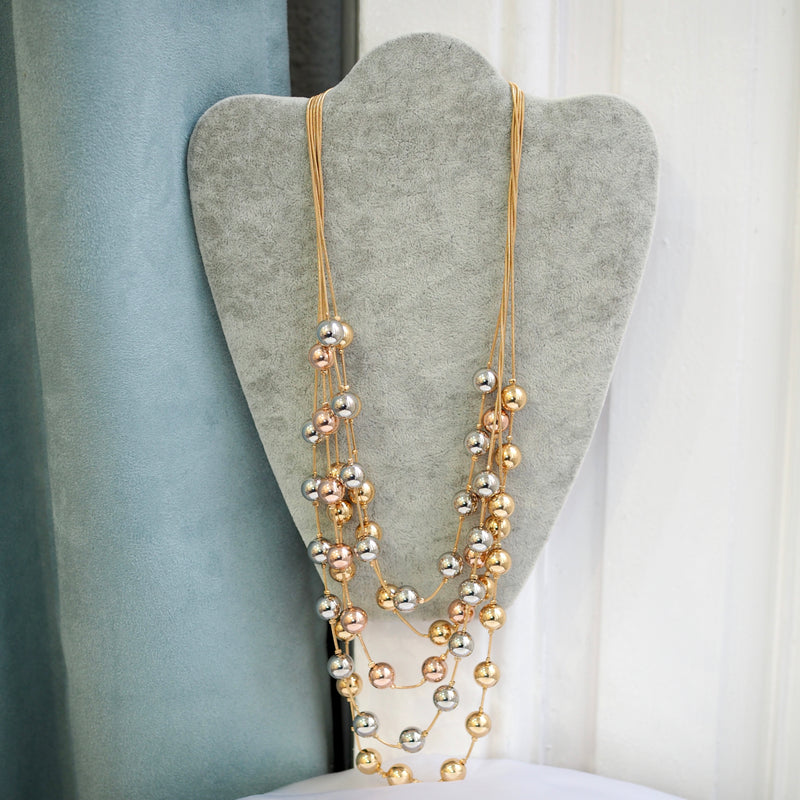 Pearl Bronze Necklace