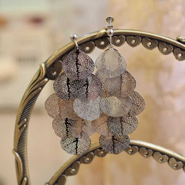 Nogal Silver Earrings