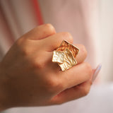 Earth Squares Ring