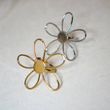Silver Flower Ring