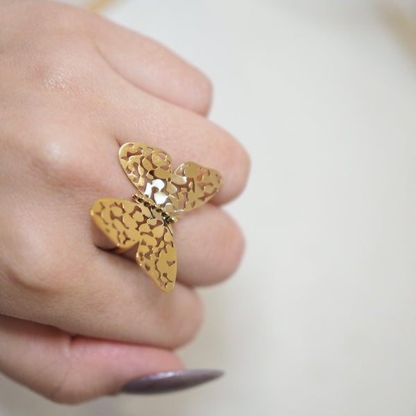 Butterfly Golden Ring