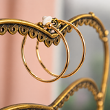 Big Gold Hoop Earrings