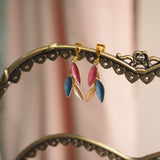 Pendientes Abeja Rosa